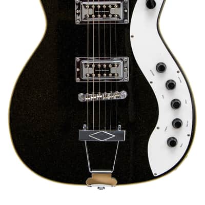 Silvertone Single Cut Bolt-on Duncan Pickups - Black Gold Flake (1423BGF) image 4