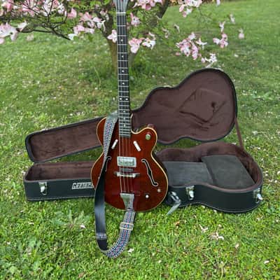 Gretsch 6071 Hollowbody Bass 1968 - Walnut image 9