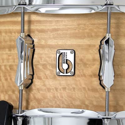 British Drum Company Maverick | 14x5.5" 10-Lug Maple Snare Drum. New with Full Warranty image 10