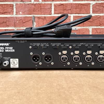 Shure FP42 4 Channel Broadcast Stereo Microphone Mixer image 2
