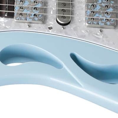 Ibanez PIA3761CBLP Steve Vai Signature Electric Guitar.. Blue Powder image 17