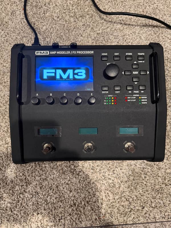 Fractal Audio FM3 Amp Modeler / FX Processor 2020 - 2022 - Black image 1