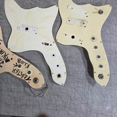Vintage FOUR 1965 USA Harmony Silvertone Kay Electric Guitar Pickguards Luthier Parts #2 image 3