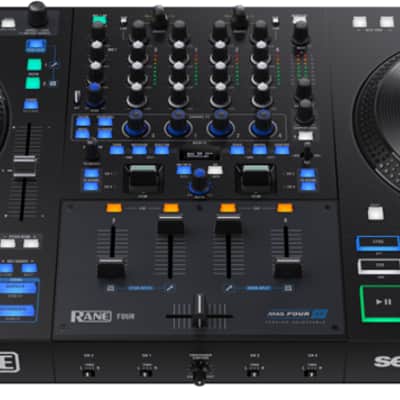 Rane FOUR 4-Channel DJ Controller 2023 - Present - Black image 2