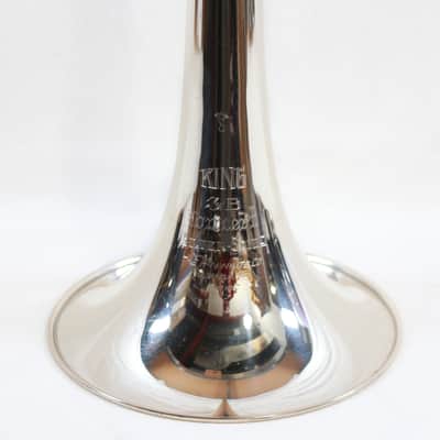 Vintage Mid 60's King 3B Concert Silversonic Trombone w/ Sterling Silver Bell and Original Hard Case image 14