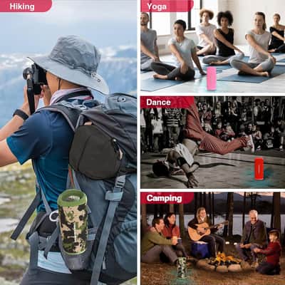 CERWIN-VEGA! Vega Mini Portable Bluetooth Speaker, VMBLK Powerful Bass, Portable Wireless Speaker for Travel, Home, and Outdoor Use – Black image 8