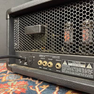 1998 Peavey 5150 Script Signature 2 Channel 120w Tube Head - New Tubes image 6