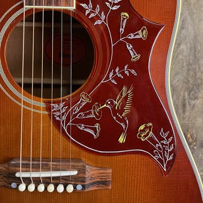 Custom Shop 1960 Hummingbird Fixed Bridge Heritage Cherry Sunburst Gibson image 5