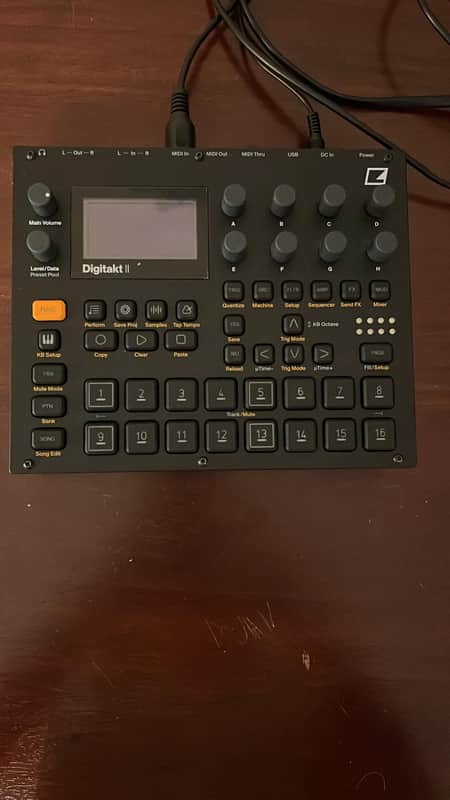 Elektron Digitakt II 2024 - Present - Black image 1