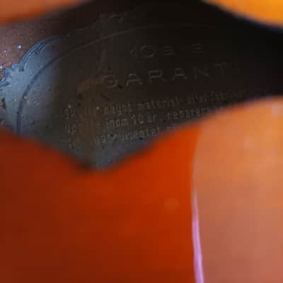 Herman Carlson Levin Archtop Mandolin (1945) – Exceptional Vintage Scandinavian Craftsmanship + Original Case image 10