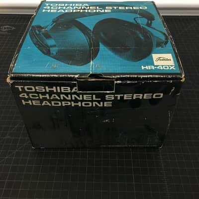 Toshiba HR-40X Cross-Field Full-Sized Stereo Headphones | Reverb