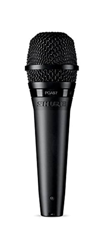 Shure PGA57-XLR Cardioid Dynamic Instrument Microphone XLR-XLR Cable image 1