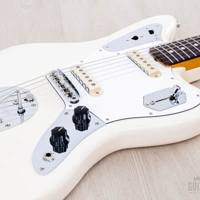 2023 Fender Johnny Marr Jaguar Offset Electric Guitar Olympic White w/ Case, Hangtags image 6