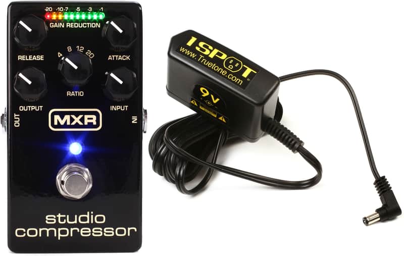 MXR M76 Studio Compressor Pedal Bundle with Truetone 1 SPOT Slim