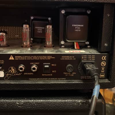 Friedman JJ-Junior Jerry Cantrell Signature 2-Channel 20-Watt Guitar Amp Head 2019 - Present Black image 6