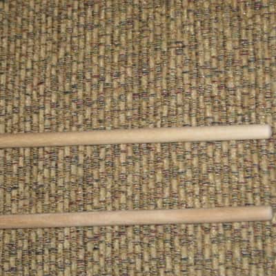 ONE pair new old stock (with packaging) Malletech NR36B Xylo/Bell Mallets - Natural Rubber, Very Hard, 1 & 1/8" Round Black Heads // Birch Handles (from around 2019) Made in USA image 10