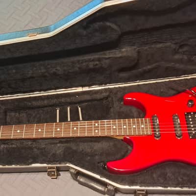 Charvel 375 Deluxe with Rosewood Fretboard 1989 - 1991 - Transparent Red image 15