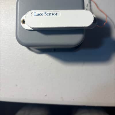 Lace Sensor Blue with White Cover Guitar Pickup 2010s - White image 1