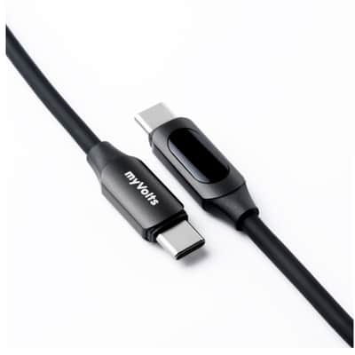 MYVOLTS STEP UP USB-C TO USB-C PD CABLE WITH LCD POWER METER : BRAND NEW :  [DETROIT MODULAR] image 2