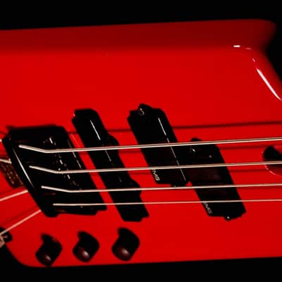Warwick Nobby Meidel Bass 1985 Red. Headless. Extremely Rare. Few built in this color image 10