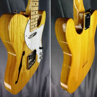 Fernandes Telecaster "The revival" TS-55 N Thinline 1989 - Ash Nat - japan import image 6