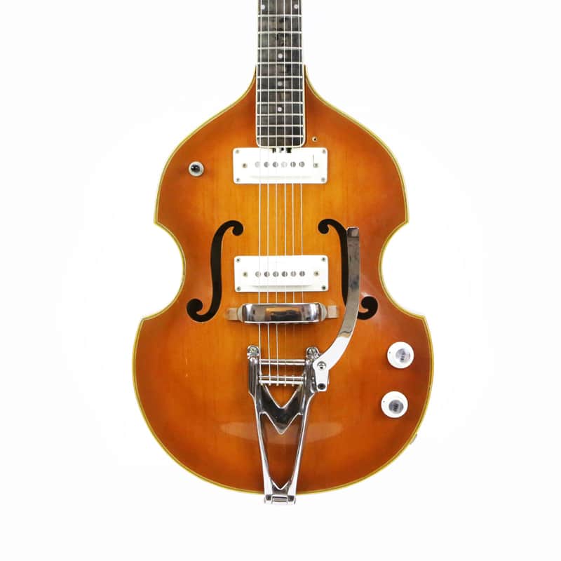 1967 Eko 395 Vintage Violin Hollowbody Electric Guitar Made in