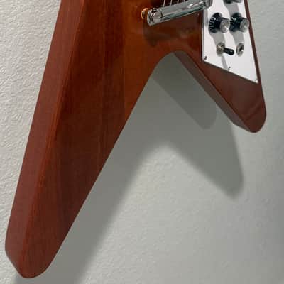 2020 Gibson Flying V Antique Natural | BurstBucker 2/3 | OHSC & Case Candy image 4