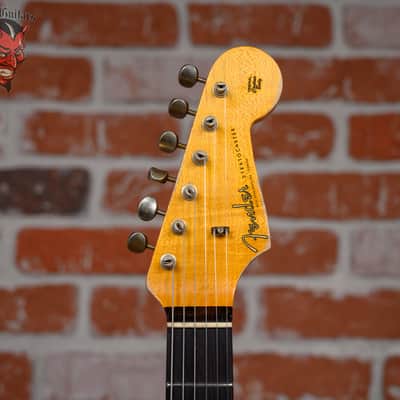 Fender Custom Shop W22 ‘59 Stratocaster Super Heavy Relic Aged Dirty Shell Pink over Chocolate 3-Tone Sunburst 2024 w/OHSC image 12