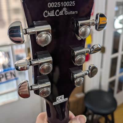 Chill Cat Limited Edition Purple Rain LP Style Electric Guitar image 5
