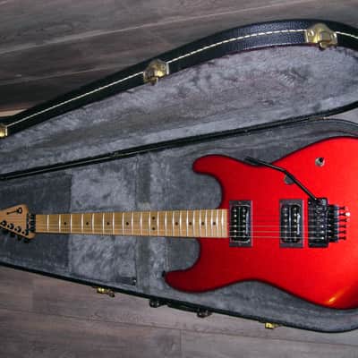 2008 USA Charvel Pro Mod San Dimas Style 1 HH FR Red Sparkle with Case image 9