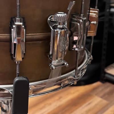 Ludwig LC608R 14x8 Raw Copperphonic 2020-present - Raw Copper Patina image 3