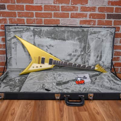 ESP LTD KH-V Kirk Hammett Signature Guitar Metallic Gold 2023 w/OHSC (B-Stock) image 2