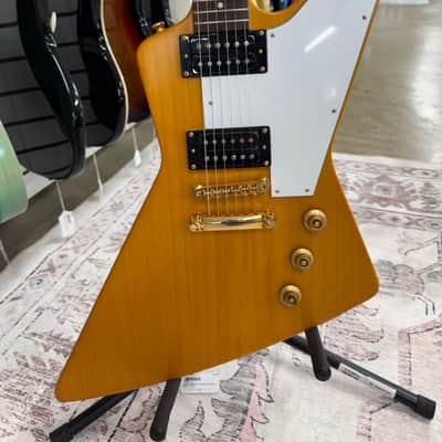 Epiphone 1958 Korina Explorer Electric Guitar - Natural image 4