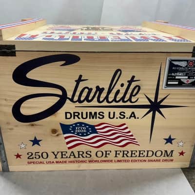 RCI Starlite USA 250th anniversary 8x14 tribute snare drum. Only 20 image 3