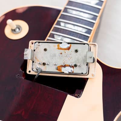 1978 Gibson Les Paul Standard Vintage Guitar Wine Red w/ T Tops image 18