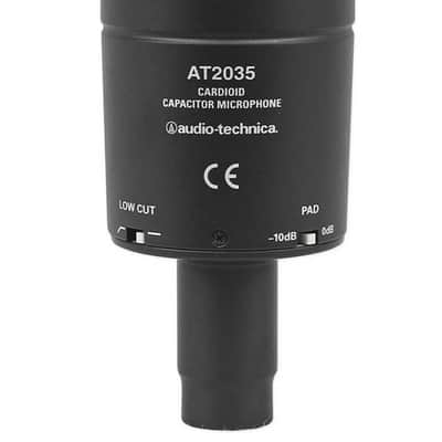 Audio Technica AT2035 Cardioid Condenser Studio Microphone/Mic+Case+Boom Arm image 11