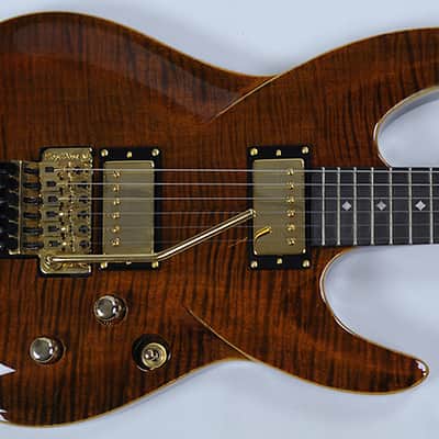 DBZ Barchetta FM-FR Electric Guitar in Tiger Eye! Dean. B. | Reverb