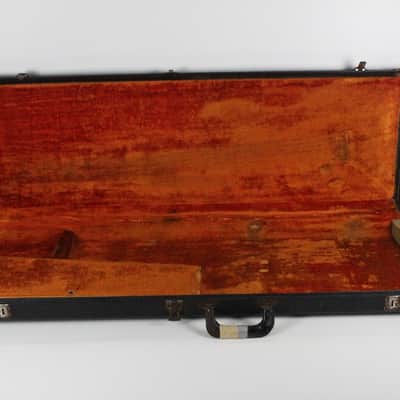 1966 Vintage Fender Stratocaster Telecaster ~Hardshell CASE~ Orange Interior No Tail Logo 1967 1968 1969 image 10