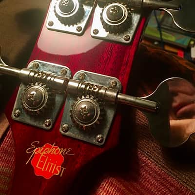 EPIPHONE ELITIST EB3 SHORT SCALE BASS 2005 - CHERRY image 11