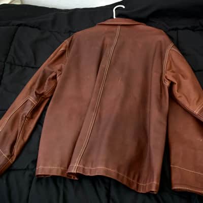 Vintage USA Red Wing Shoes X Eric Clapton Leather Jacket Large VERY RARE 2001 image 5