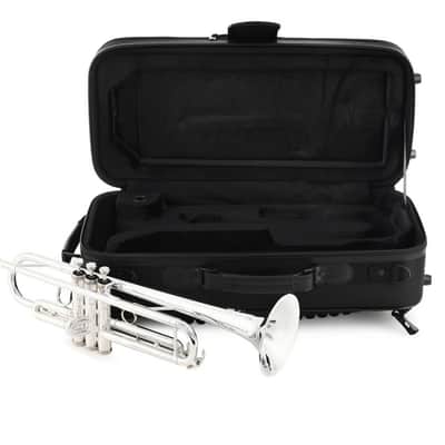 Blessing Performance Series Bb Trumpet, .460" Bore, Silver-Plate, Outfit image 4