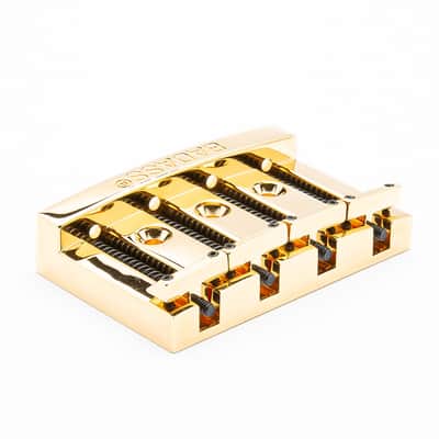 Leo Quan® Badass I™ Bass Bridge, 4 String-Chrome image 6