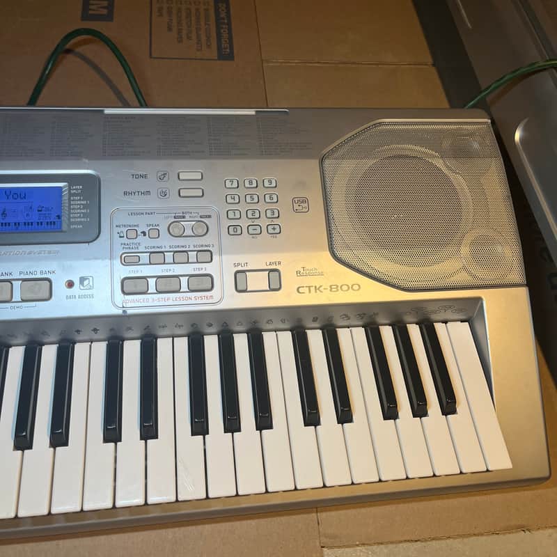 CASIO CTK-800 61 KEY SYNTHESIZER RARE ELECTRONIC KEYBOARD | Reverb