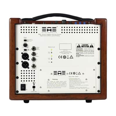 Elite Acoustics EAE D4-8 (OPEN BOX) Rechargeable Acoustic Amp with 4 Chan Digital Mixer/LFP Battery - Wood image 2