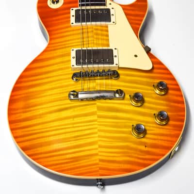 Gibson Custom 60th Anniversary 1960 Les Paul Standard V2 VOS 2020 Orange Sunset Fade image 4