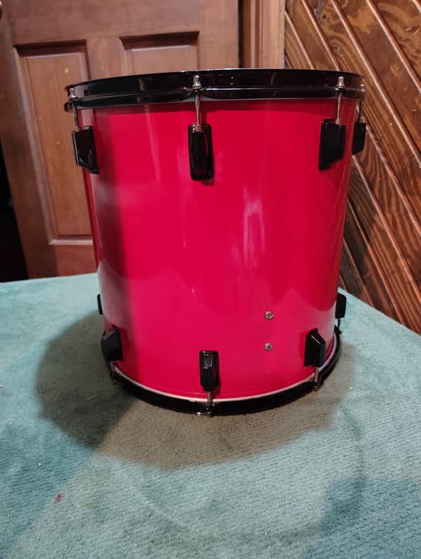 Unbranded 16x16 Marching Tenor Drum - Red image 1