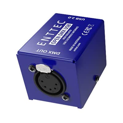 Enttec OPEN DMX USB 70303 Lighting Interface Controller Widget (Open Source/Hardware) Bundle 3-Pin DMX Lighting Cable w/Liquid Audio Polishing Cloth image 4