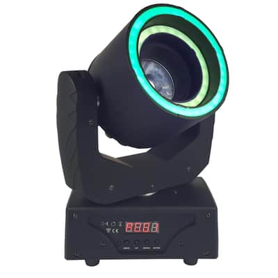 Blizzard Lighting Hypno Beam LED DMX DJ Stage Moving Head Lights 4 Pack w Bags image 2