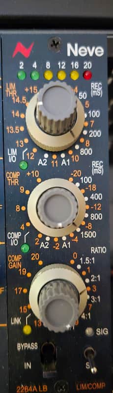 AMS Neve 2264ALB 500 Series Compressor / Limiter Module 2010s - Blue image 1