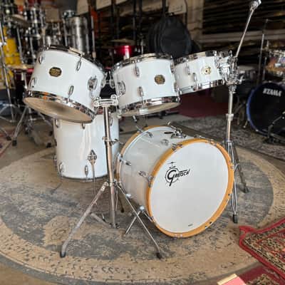 Gretsch USA 6-Piece Drum Set 1970s - White Nitron image 1